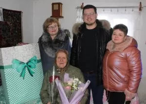 Жителька села Попівка відзначила своє 90-річчя
