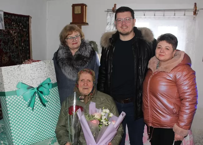 Жителька села Попівка відзначила своє 90-річчя