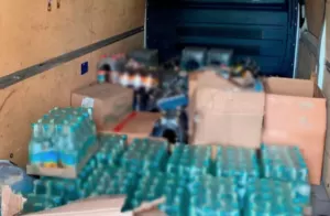 На Полтавщині виявили водія, що перевозив контрафактні товари