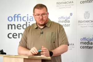 Голова Полтавської ОВА Дмитро Лунін