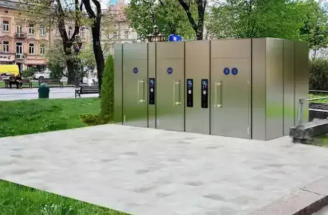 У Полтаві встановлять п'ять модульних туалетів: УЖКГ вже обрало для них місця