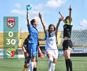 Жіноча "Ворскла" з Полтави розірвала ворота супротивника та вийшла до 1/4 Кубку України