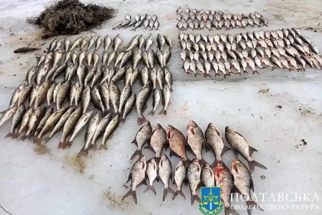 На Полтавщині затримали браконьєра, який наловив риби на 1,4 млн.грн