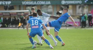 "Ворскла" програла "Динамо" з розгромним рахунком