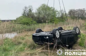 Смертельна ДТП на Полтавщині: автівка впала у воду й дві людини загинуло