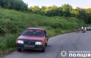 На Полтавщині сталася ДТП за участю мотоцикла: травмовано дві особи