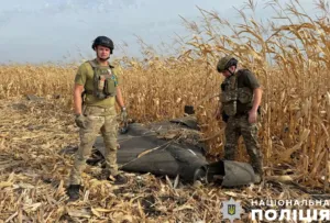 Сапери Полтавщини знешкодили вибухонебезпечну частину шахеда, яка не здетонувала
