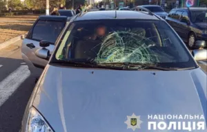 На Полтавщині п'яний водій збив на пішохідному переході чотирьох дітей