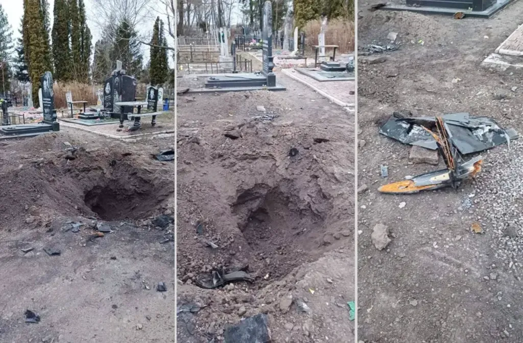 На Полтавщині "шахед" впав на цвинтар та потрощив могили