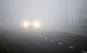 В Полтаві та області через туман оголошено вищий рівень небезпеки
