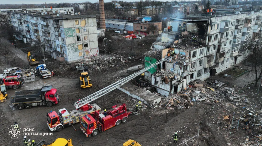 У Полтаві завершилася рятувальна операція: загинуло 14 осіб, серед них 3 дітей