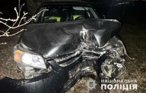 На Полтавщині п'яний водій влетів у дерево: в лікарні опинилася пасажирка