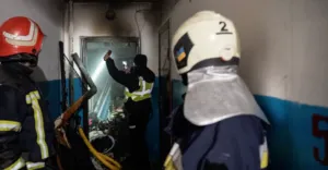 В Полтаві у мікрорайоні Пушкарівському сталася пожежа у багатоповерхівці