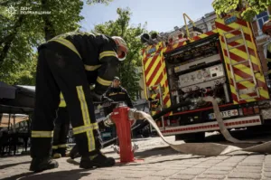 У Полтаві встановили перший наземний пожежний гідрант: рятувальники зможуть оперативніше реагувати на виклики