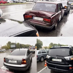 Подвійна аварія на вулиці Європейській: водія Mitsubishi притягнули до відповідальності