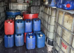 На Полтавщині виявили незаконну точку торгівлі пальним біля міжнародної траси