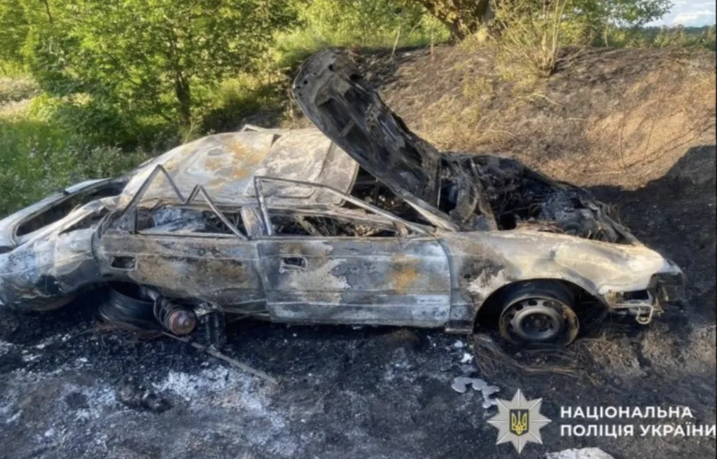 У Білоцерківській громаді внаслідок ДТП згоріла автівка: є постраждалі