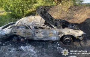 У Білоцерківській громаді внаслідок ДТП згоріла автівка: є постраждалі