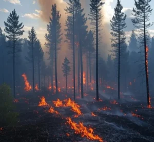 Через загрозу пожежі на Полтавщині діє заборона на відвідування лісів