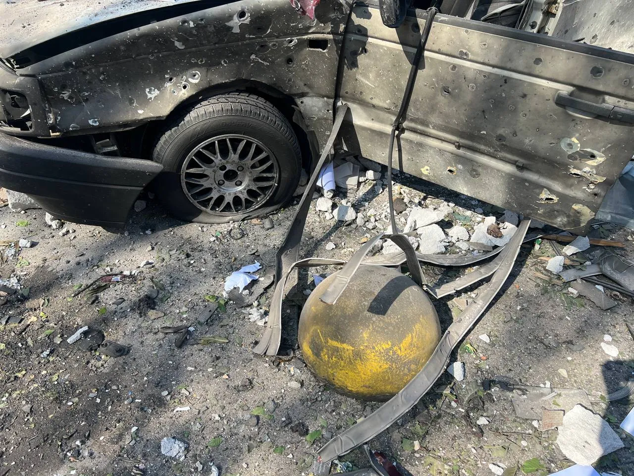 Триває ліквідація наслідків влучання «шахедів» по Полтавському ТЦК