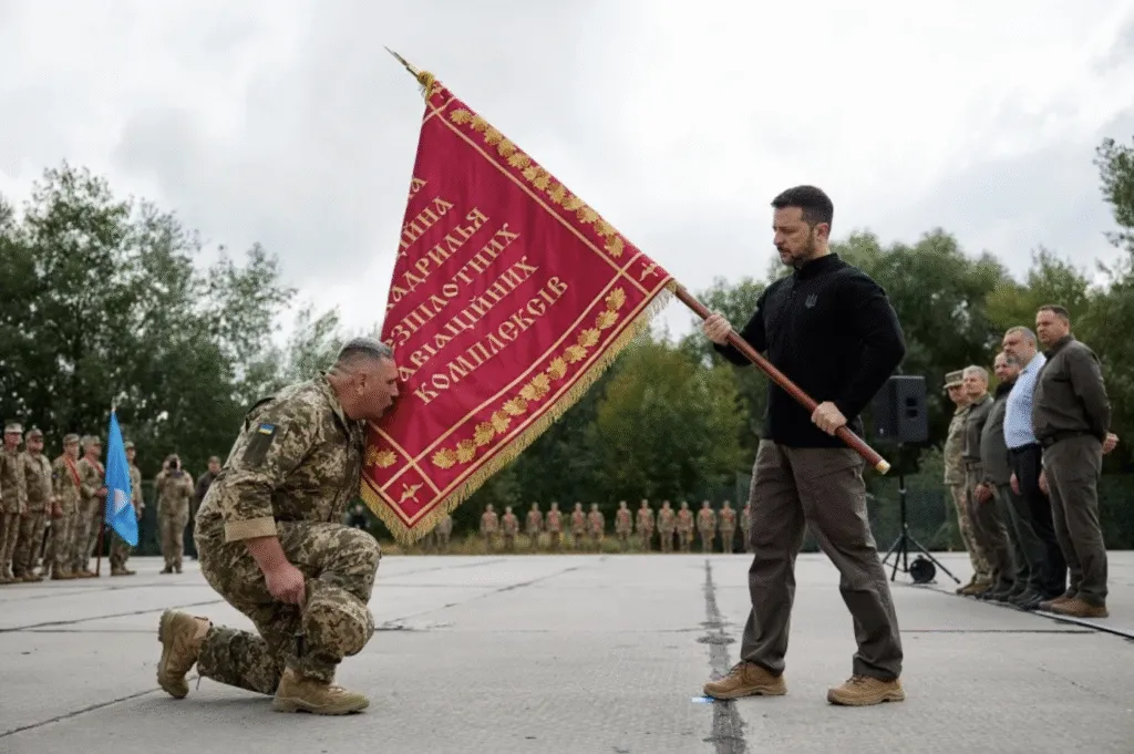 Зенітний ракетний полк з Полтавщини отримав почесну відзнаку від Президента України