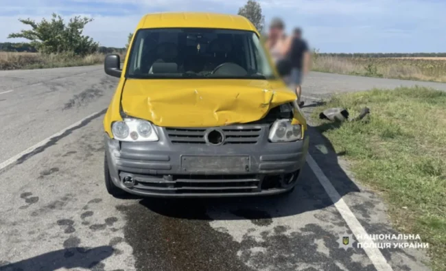 На Полтавщині сталася аварія: постраждала літня пасажирка