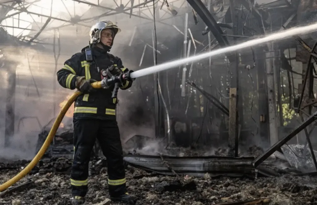 Полтавщина зазнала атаки "шахедів": спалахнуло підприємство й ускладнився рух потягів