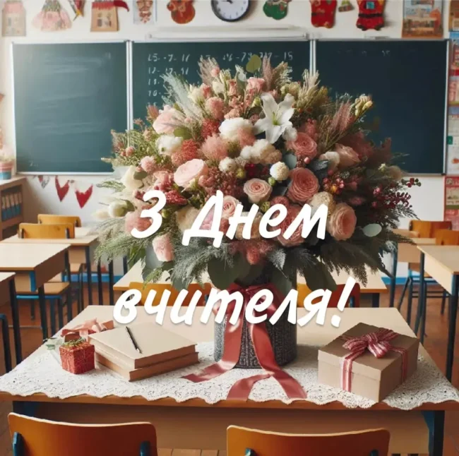 Привітання до Дня вчителя 2025: вірші, проза та листівки
