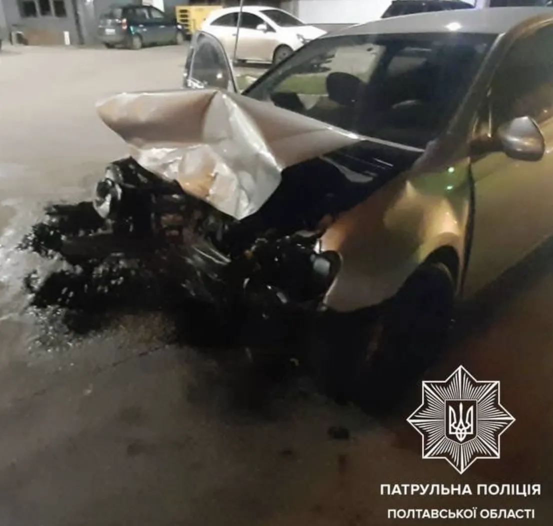 У Полтаві на перехресті Гончара та Сінної зіткнулися три авто