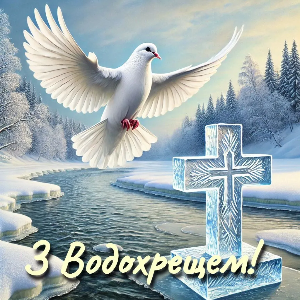 Водохреща 6 січня 2026: красиві картинки з привітаннями та сенс свята