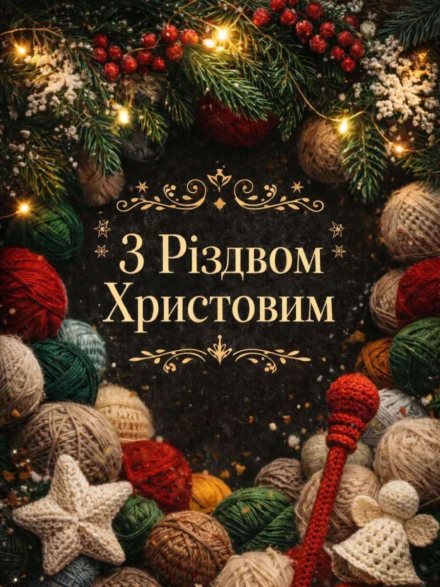 З Різдвом Христовим: добірка теплих картинок і щирих привітань українською