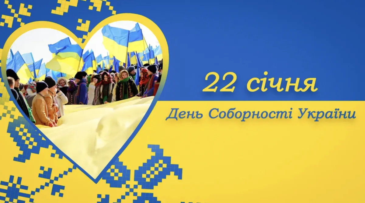 Привітання З Днем Соборності України 2026 своїми словами, у віршах та красивих картинках