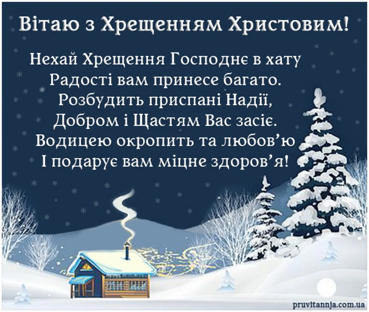 Водохреща 6 січня 2026: красиві картинки з привітаннями та сенс свята