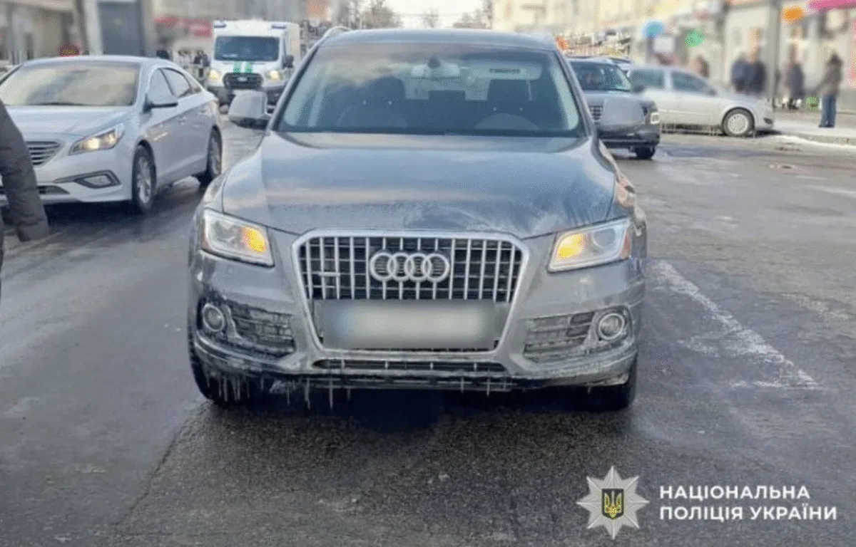 У Полтаві на вулиці Шевченка сталася ДТП на пішохідному переході