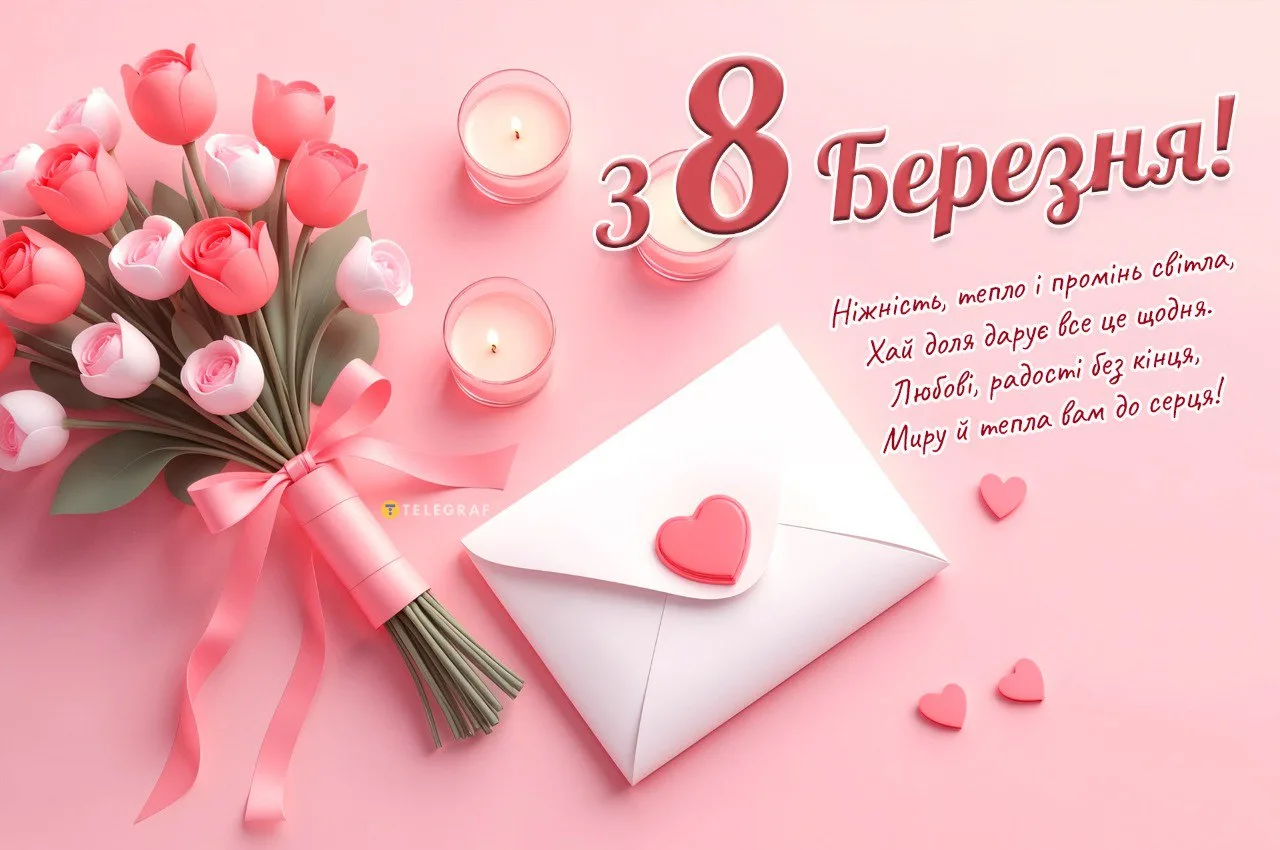 Красиві та щирі привітання з 8 березня 2025 своїми словами для всіх жінок