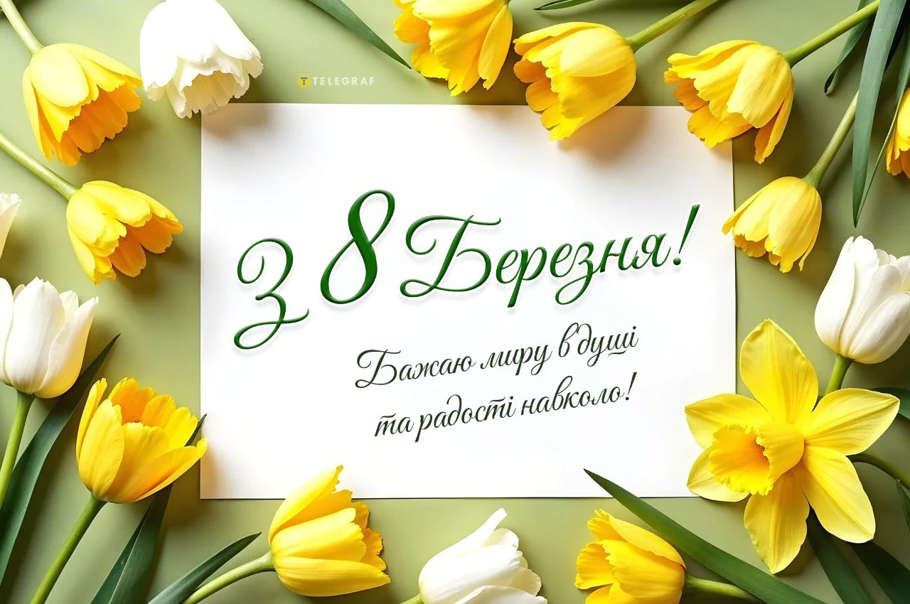 Красиві та щирі привітання з 8 березня 2025 своїми словами для всіх жінок