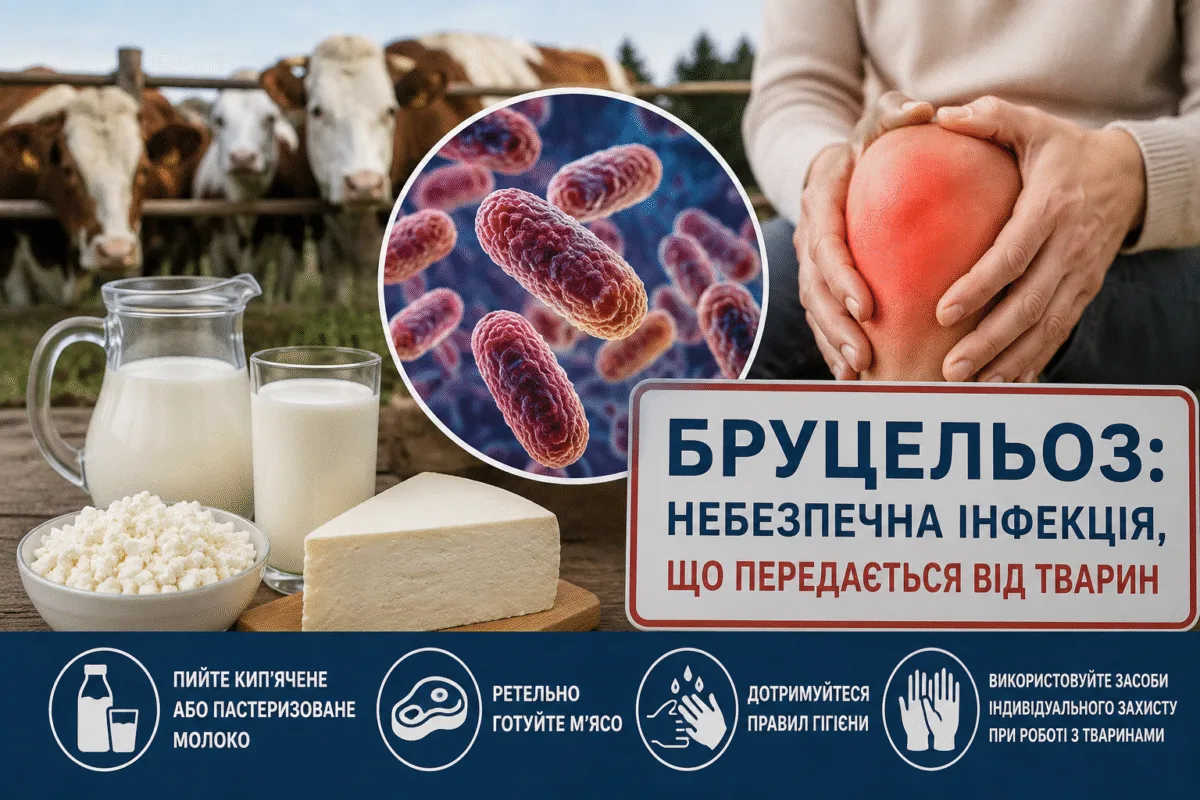 На Полтавщині виявили випадок небезпечного бруцельозу: як передається інфекція та які має симптоми