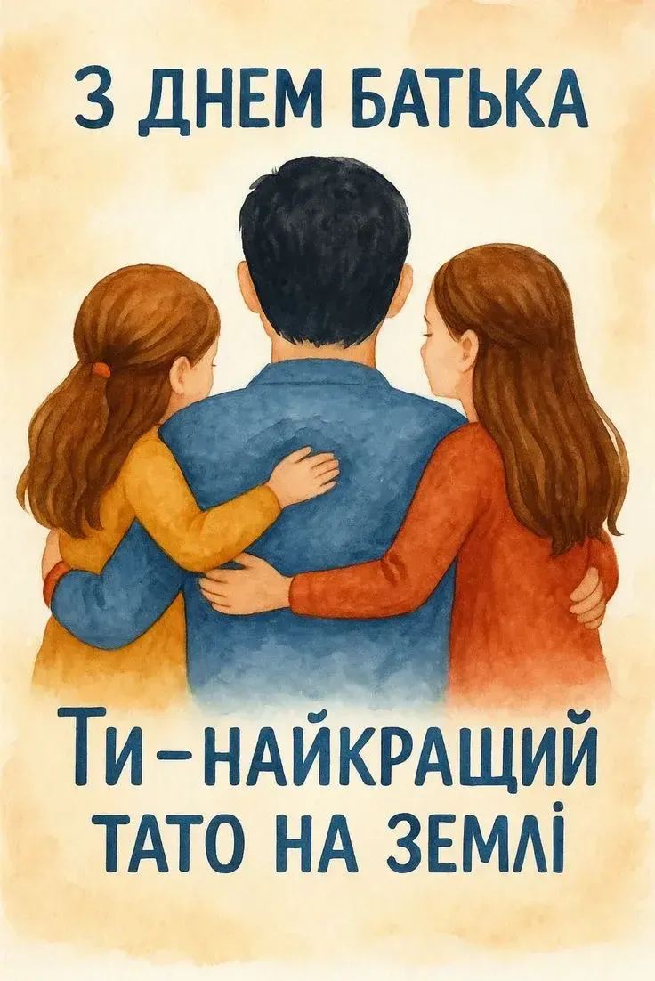 Зворушливі привітання з Днем батька для всіх татусів України