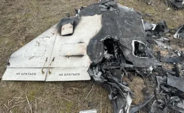 Під час ранкової атаки на Полтавщину російський дрон впав на територію підприємства