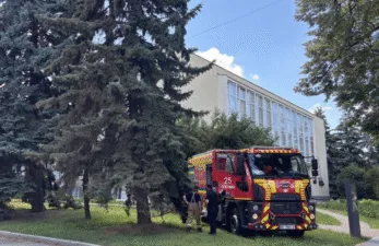 У Полтавському фаховому коледжі мистецтв сталася пожежа: задимлену будівлю довелося евакуювати