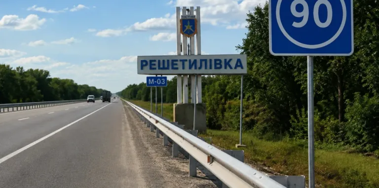На Полтавщині на ділянці траси М-03 біля Решетилівки знову дозволили рухатися зі швидкістю 90 км/год