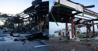На межі Харківщини та Полтавщини не залишилося працюючих АЗС після нічної атаки РФ
