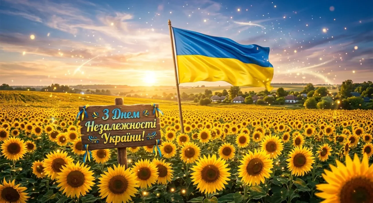 Привітання з Днем Незалежності України 2026: добірка найкращих побажань українцям