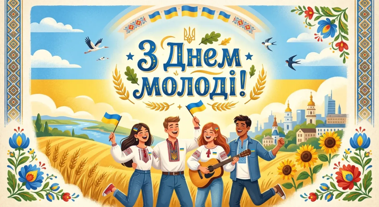 Привітання з Днем молоді 2026: добірка побажань для тих, хто молодий душею