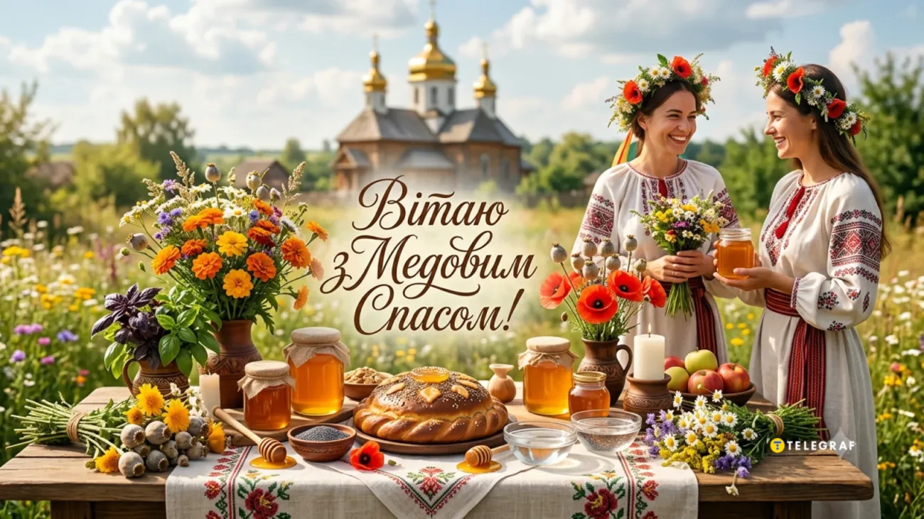 Привітання з Медовим Спасом 2026: найщиріші слова для мами, тата та друзів