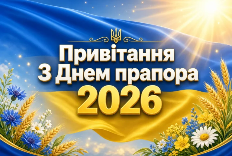 Привітання з Днем прапора 2026: зворушливі слова про свободу, силу та незламність
