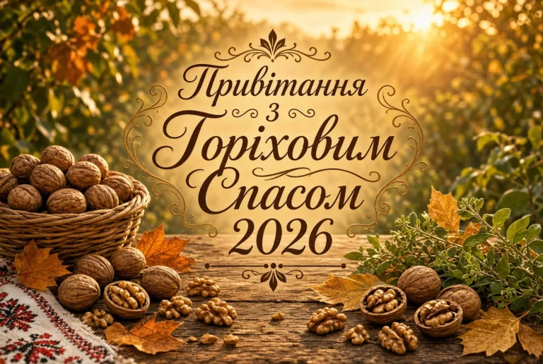 Привітання з Горіховим Спасом 2026: добірка красивих побажань для найрідніших