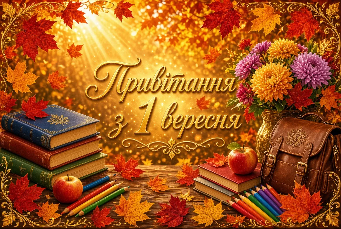 Привітання з 1 вересня 2026: смішні, теплі та щирі слова для тих, хто сьогодні повертається до школи