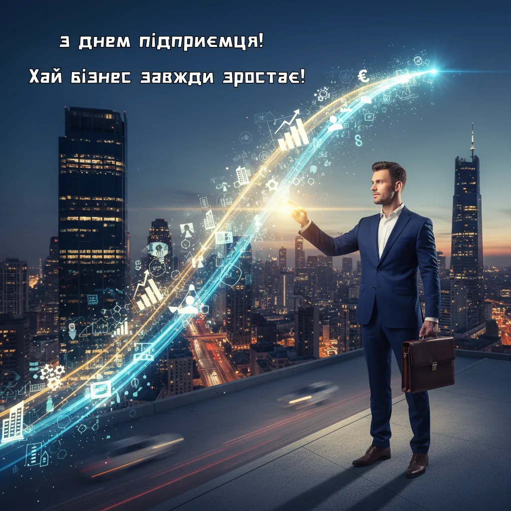 Привітання з Днем підприємця 2026: побажання для тих, хто перетворив ідею на справу