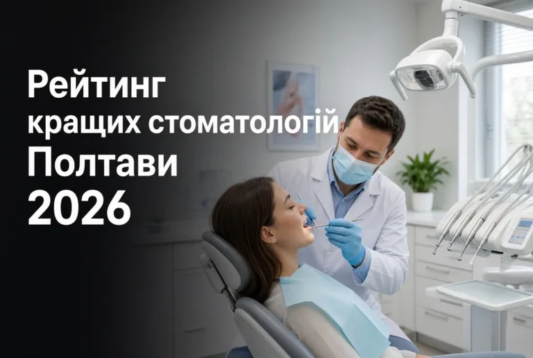 Рейтинг кращих стоматологій Полтави 2026